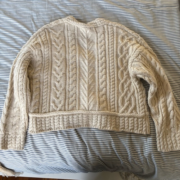 Pull&Bear Cream Knit Sweater - Picture 3 of 3
